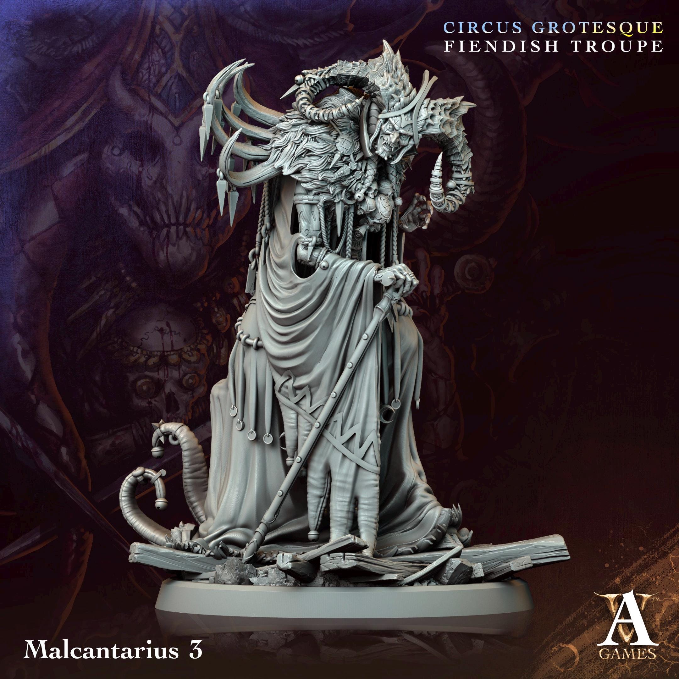 Malcantarius from Circus Grotesque Fiendish Troupe by Archvillain Games
