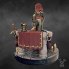 Leona the Forestborn - Female Paladin Knight - Prayer before battle - Beautiful Knight - Lioness Knight - Grimdark Miniatures and proxies by Dakkadakka