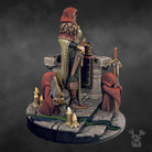 Leona the Forestborn - Female Paladin Knight - Prayer before battle - Beautiful Knight - Lioness Knight - Grimdark Miniatures and proxies by Dakkadakka