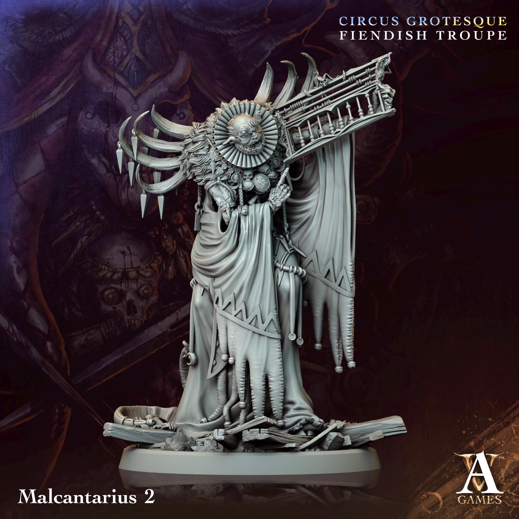 Malcantarius from Circus Grotesque Fiendish Troupe by Archvillain Games